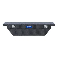 Matte Black Aluminum 63" Angled Truck Tool Box, Low Profile (LTL Shipping Only) image 2