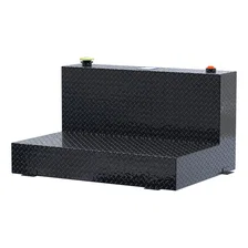 Gloss Black 85-Gallon L-Shape Aluminum Transfer Tank image 3