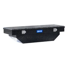 Gloss Black Aluminum 60" Angled Crossover Truck Tool Box (Heavy Packaging) image 1