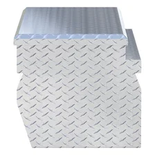 Bright Aluminum 48" Wedge Utility Chest Box (Heavy Packaging) image 5