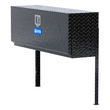 Gloss Black Aluminum 48" Single-Door Topside Truck Tool Box (Heavy Packaging) image 1