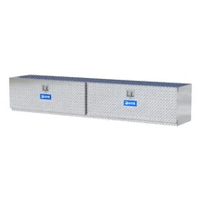 Bright Aluminum 96" Double-Door Underbody Tool Box image 3