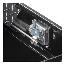 Gloss Black Aluminum 60" Angled Truck Tool Box, Low Profile (LTL Shipping Only) image 7