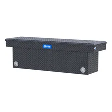 Matte Black 69in. Deep Push Button Crossover Truck Tool Box image 3