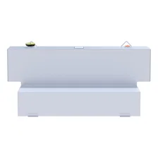White Hammerhead-Style 100-Gallon L-Shape Steel Transfer Tank image 2