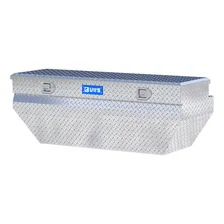 Bright Aluminum 55" Wedged Angled Utility Chest Box (Heavy Packaging) image 3