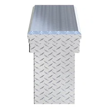 Bright Aluminum 69" Deep Slim Crossover Box with Low Profile (Heavy Packaging) image 5