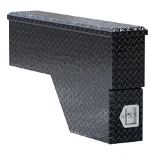 Gloss Black Aluminum 48" Passenger-Side Wheel Well Tool Box (Heavy Packaging) image 3