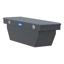Matte Black Aluminum 69" Deep Angled Crossover Truck Tool Box image 4