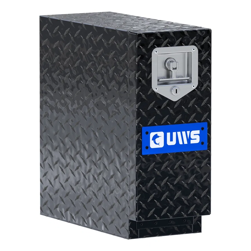 Gloss Black Aluminum 18" Drawer Truck Tool Box (Heavy Packaging)