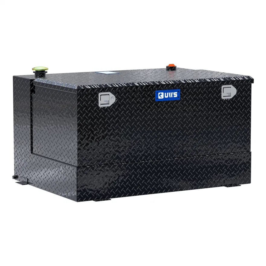 Gloss Black 85-Gallon Combo Aluminum Transfer Tank