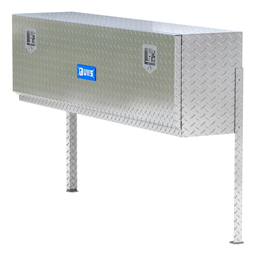Bright Aluminum 60" Single-Door Topside Truck Tool Box (Heavy Packaging)