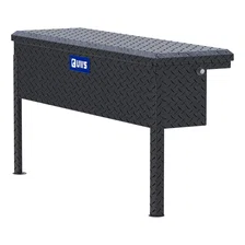 Matte Black Aluminum 48" Truck Side Tool Box, Low Profile (LTL Shipping Only) image 1
