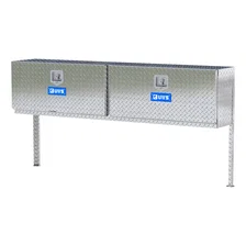 Bright Aluminum 72" Double-Door Topside Truck Tool Box (Heavy Packaging) image 3