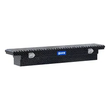 Gloss Black Aluminum 69" Slim Truck Tool Box, Low Profile (LTL Shipping Only) image 1