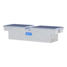 Bright Aluminum 60" Gull Wing Crossover Truck Tool Box (Heavy Packaging) image 3