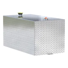 100-Gallon Rectangle Bright Aluminum Transfer Tank image 4