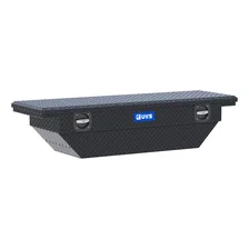 Matte Black 63" Secure Lock Angled Tool Box, Low Profile (LTL Shipping Only) image 1