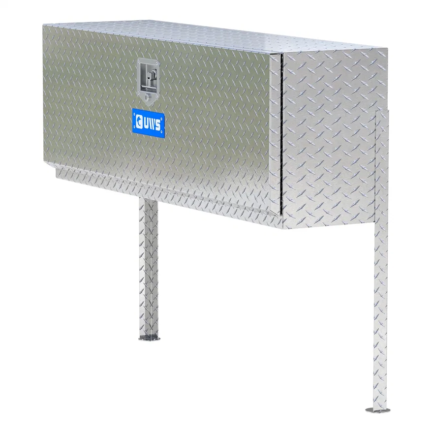 Bright Aluminum 48" Single-Door Topside Truck Tool Box (Heavy Packaging)