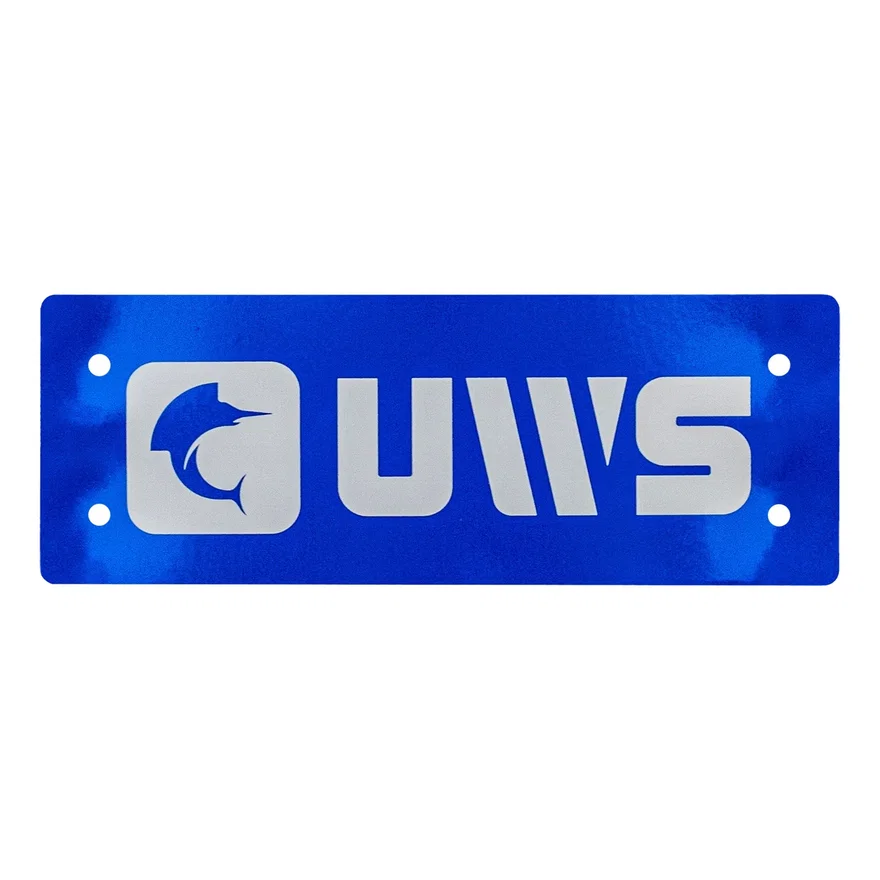Replacement Rivet-On Blue UWS Logo Badge