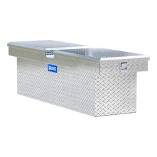 Bright Aluminum 69" Deep Gull Wing Crossover Truck Tool Box image 4