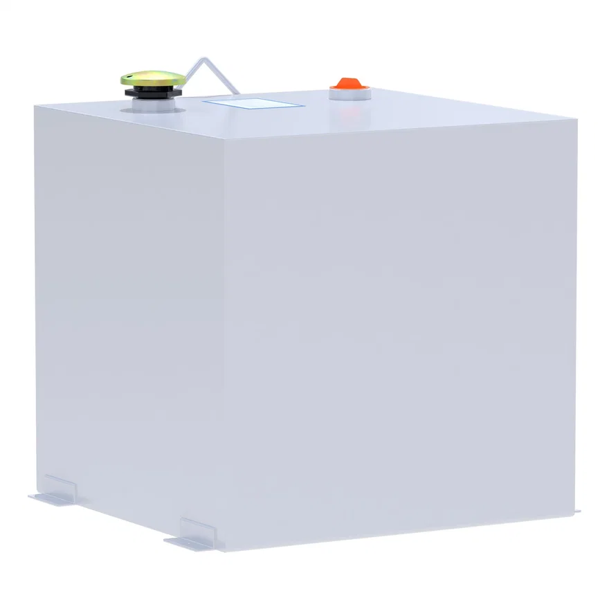White 53-Gallon Rectangle Steel Transfer Tank