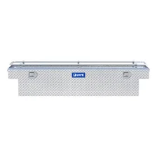 Bright Aluminum 72" Crossover Truck Tool Box with Rail image 2