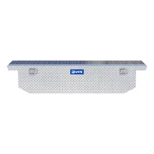Bright Aluminum 69" Angled Truck Tool Box with Low Profile (LTL Shipping Only) image 2