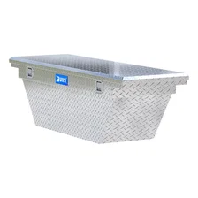 Bright Aluminum 63" Deep Angled Truck Tool Box, Low Profile (LTL Shipping Only) image 4