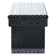 Gloss Black Aluminum 72" Deep Angled Crossover Truck Tool Box image 5