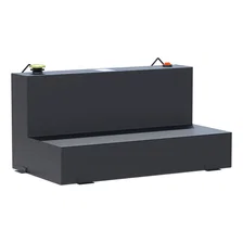 Matte Black 75-Gallon L-Shape Steel Transfer Tank image 1