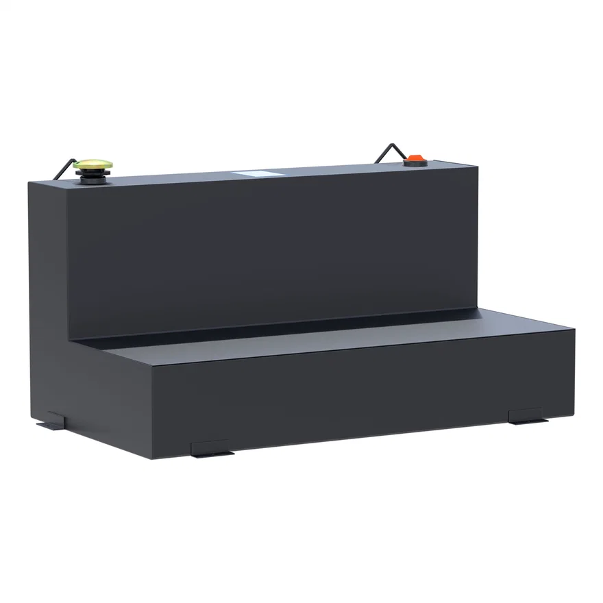 Matte Black 75-Gallon L-Shape Steel Transfer Tank