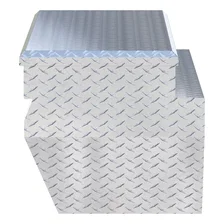 Bright Aluminum 55" Wedged Angled Utility Chest Box (Heavy Packaging) image 5