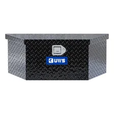 Gloss Black Aluminum 34" Trailer Tongue Box with Low Profile (Heavy Packaging) image 2