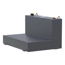 Matte Black 85-Gallon L-Shape Steel Transfer Tank image 4