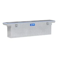 Bright Aluminum 69" Deep Slim Crossover Box with Low Profile (Heavy Packaging) image 1