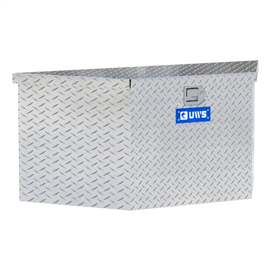 Bright Aluminum 49" Trailer Tongue Box (LTL Shipping Only)