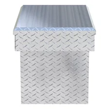 Bright Aluminum 63" Deep Angled Crossover Truck Tool Box (LTL Shipping Only) image 5