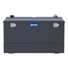 Matte Black 85-Gallon Steel-Aluminum Combo Transfer Tank image 2