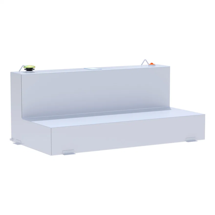 White 100-Gallon L-Shape Steel Transfer Tank