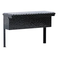 Gloss Black Aluminum 36" Truck Side Tool Box with Low Profile (Heavy Packaging) image 4
