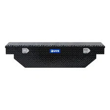 Gloss Black Aluminum 63" Angled Crossover Truck Tool Box (Heavy Packaging) image 2