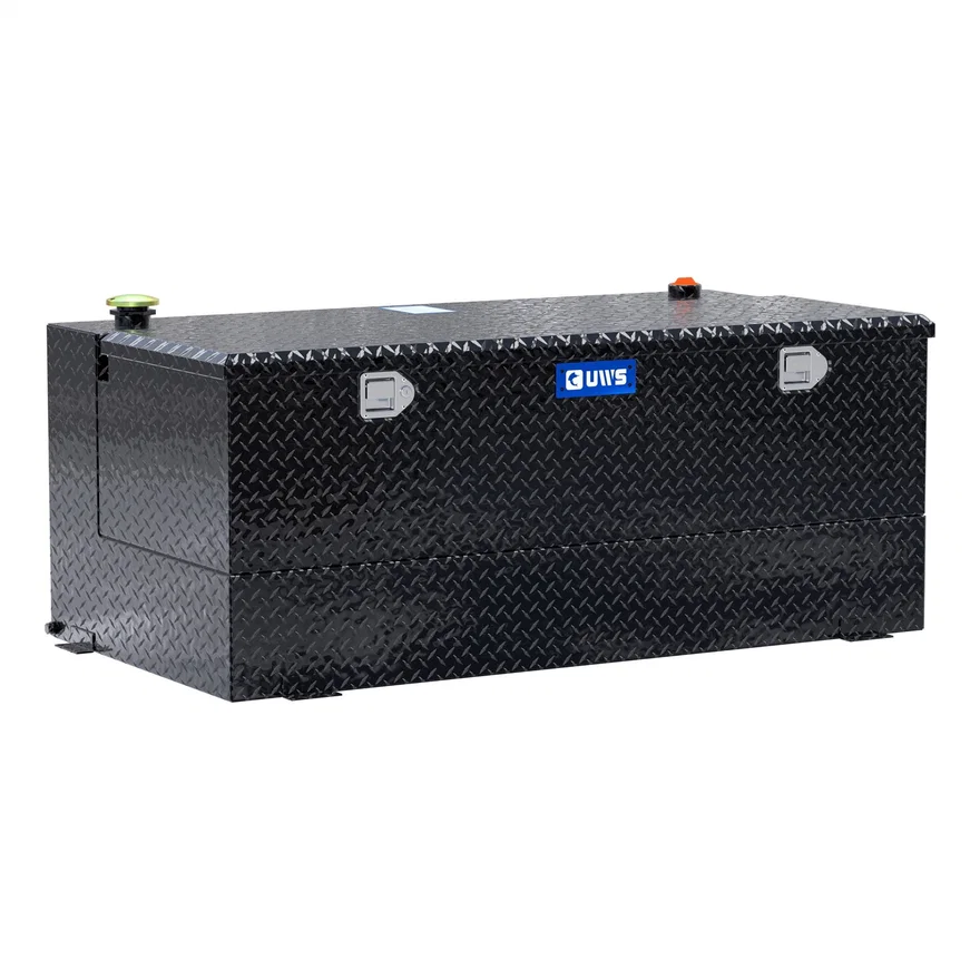 Gloss Black 100-Gallon Combo Aluminum Transfer Tank