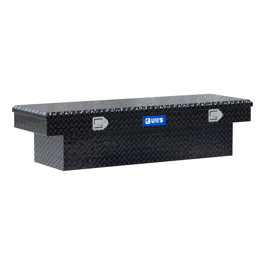Gloss Black Aluminum 60" Crossover Truck Tool Box (Heavy Packaging)