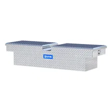 Bright Aluminum 63" Gull Wing Crossover Truck Tool Box (Heavy Packaging) image 3