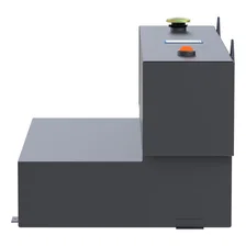 Matte Black Hammerhead-Style 100-Gallon L-Shape Steel Transfer Tank image 5