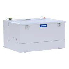 White 85-Gallon Steel-Aluminum Combo Transfer Tank image 1