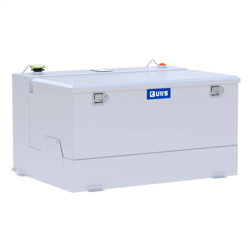 White 85-Gallon Steel-Aluminum Combo Transfer Tank