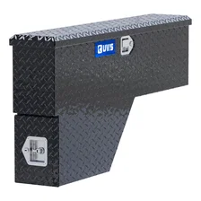 Gloss Black Aluminum 48" Passenger Wheel Well Tool Box (LTL Shipping Only) image 1