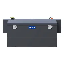 Matte Black Hammerhead-Style 100-Gallon Steel-Aluminum Combo Transfer Tank image 2